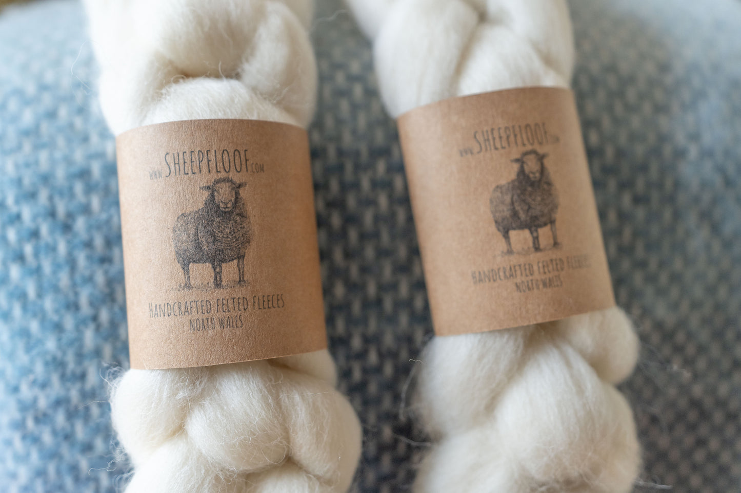 Texel top braids White & Dyed - 50g