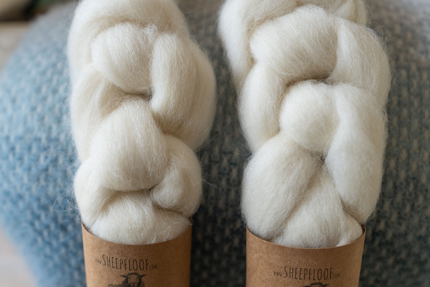 Texel top braids White & Dyed - 50g