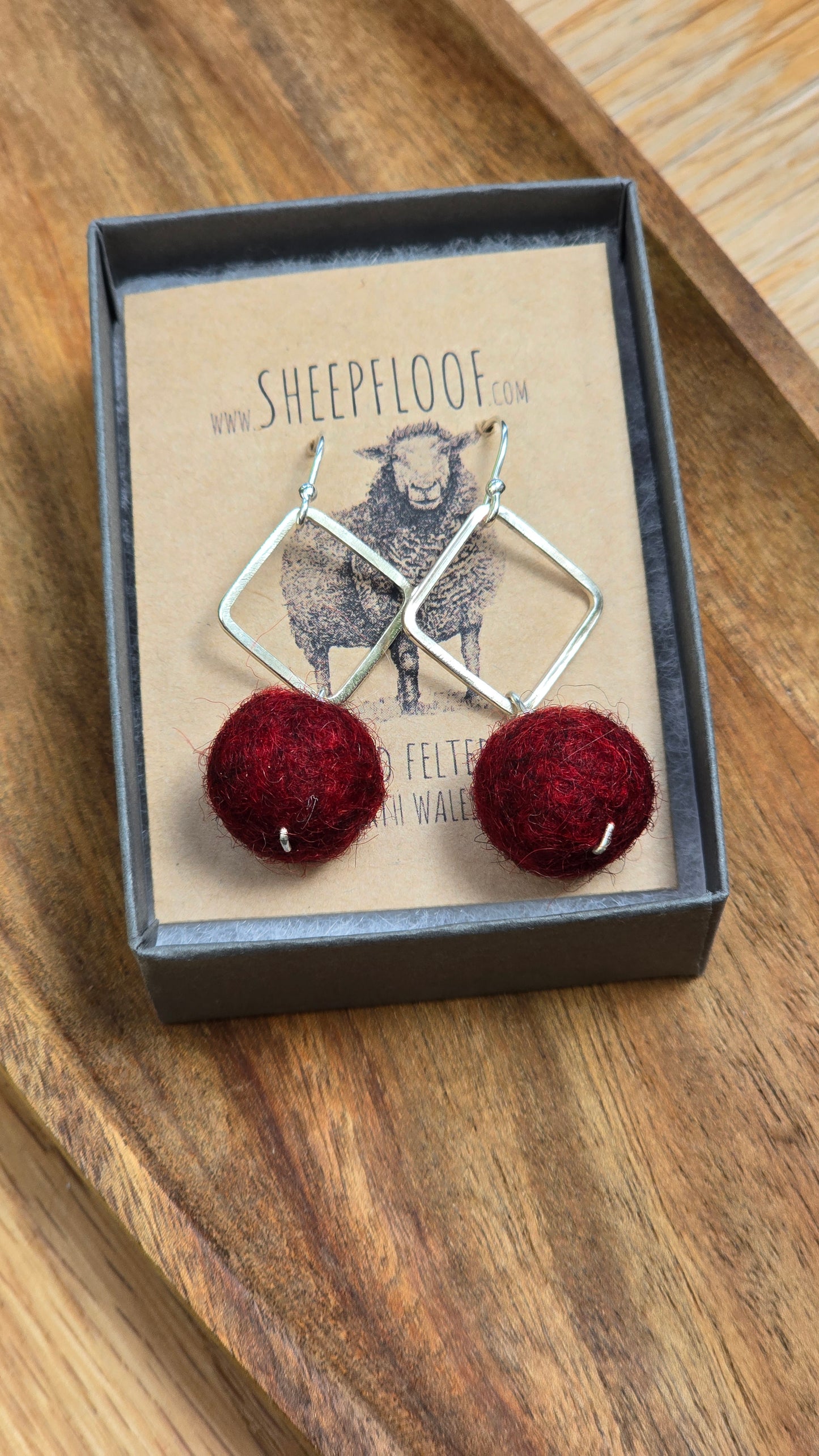 LxS Squared Sterling Silver Earrings