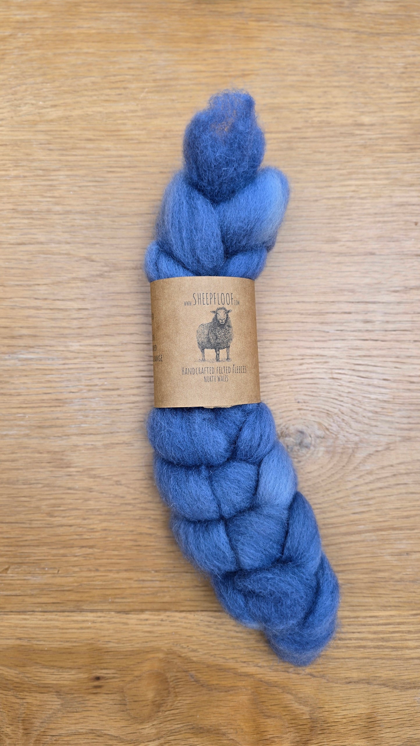 Texel top braids White & Dyed - 50g