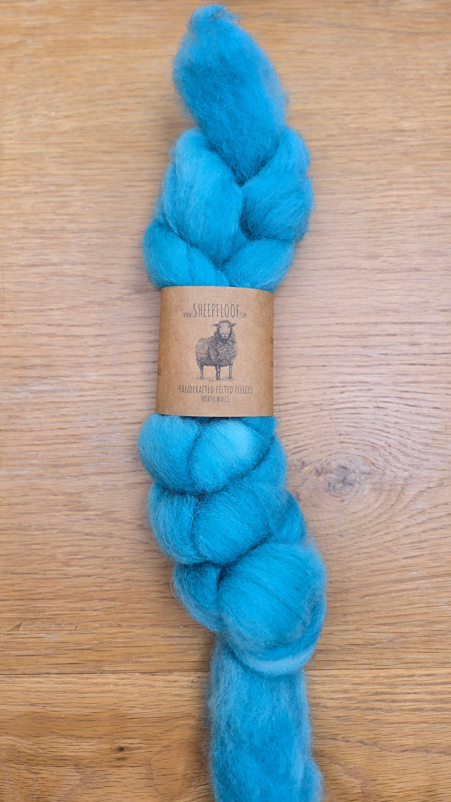 Texel top braids White & Dyed - 50g