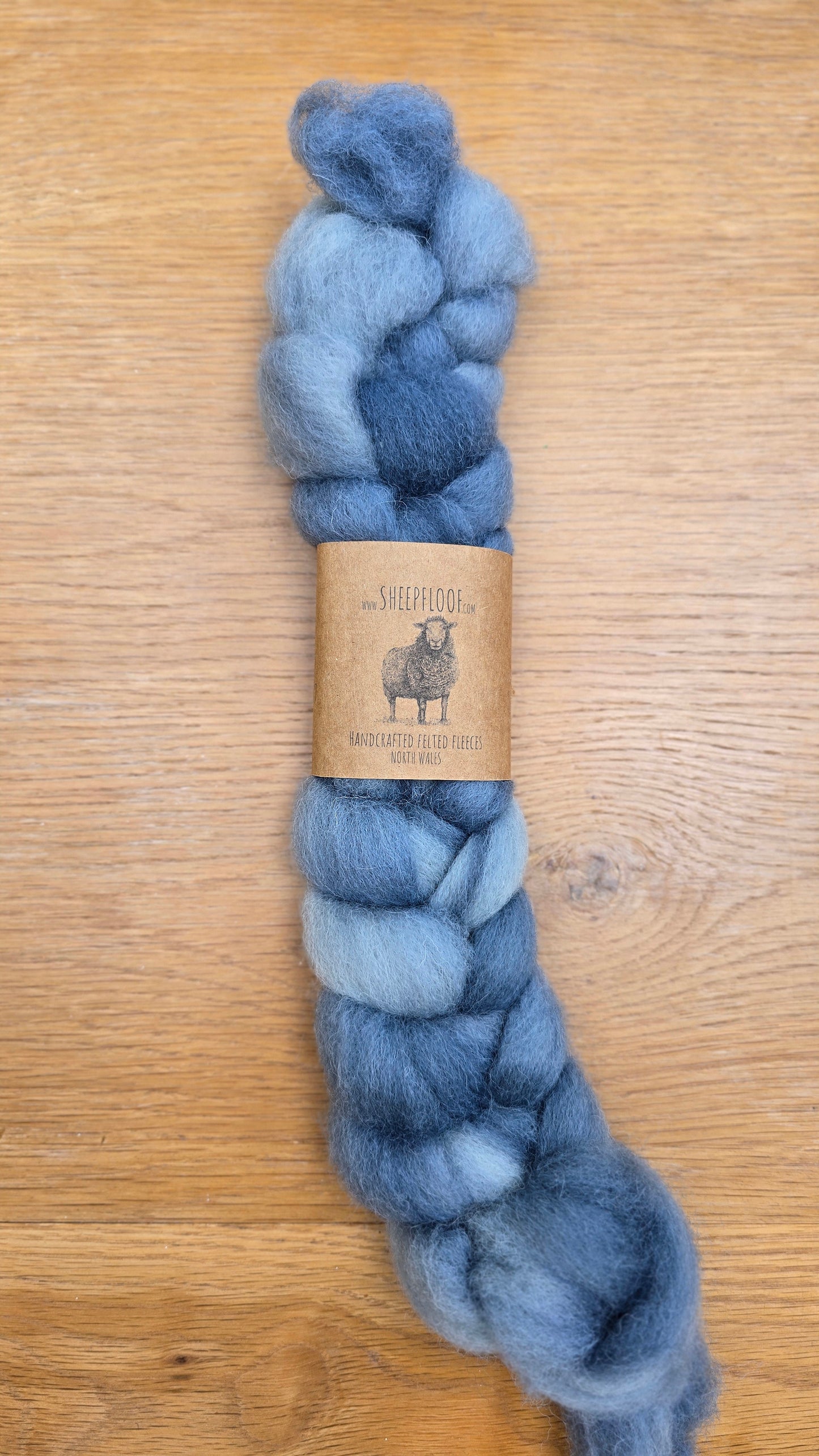 Texel top braids White & Dyed - 50g