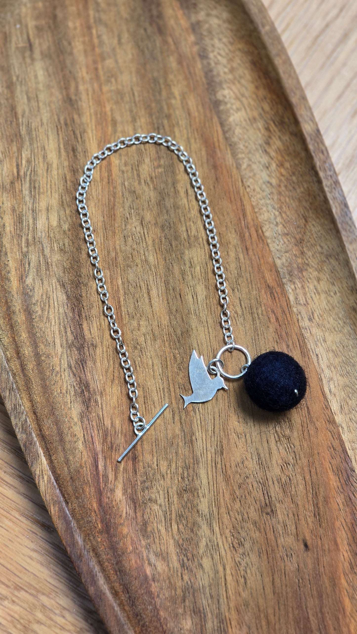 LxS Bird Charm Bracelet - Sterling Silver