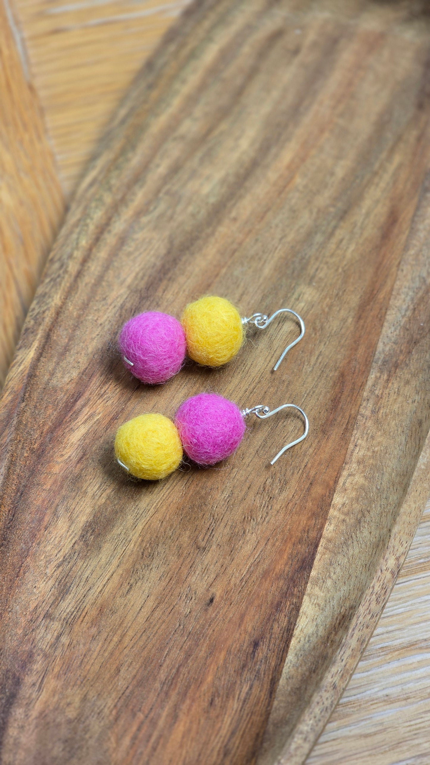 LxS Quad Bead Earrings - Sterling Silver