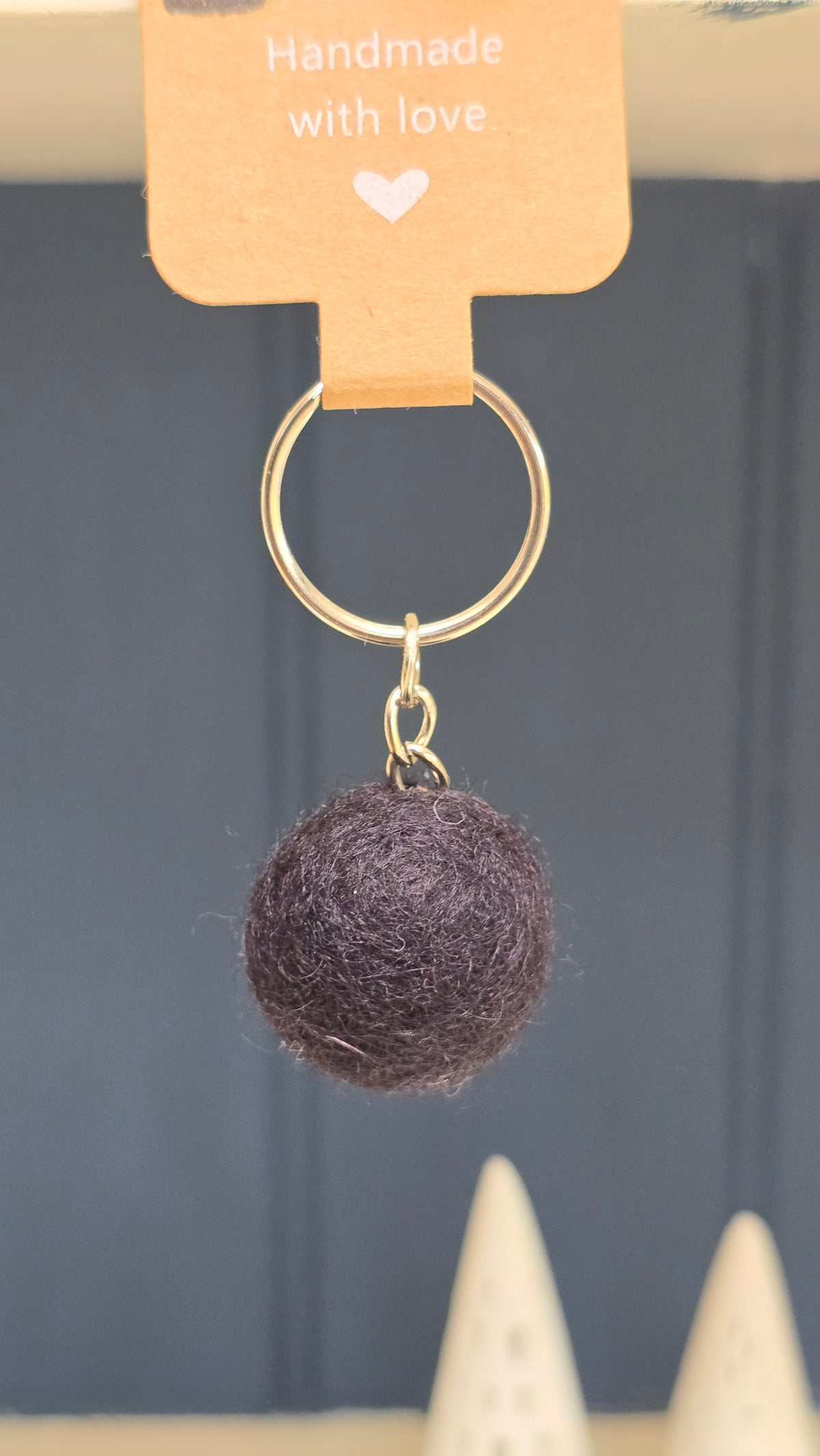 Floof ball keyring