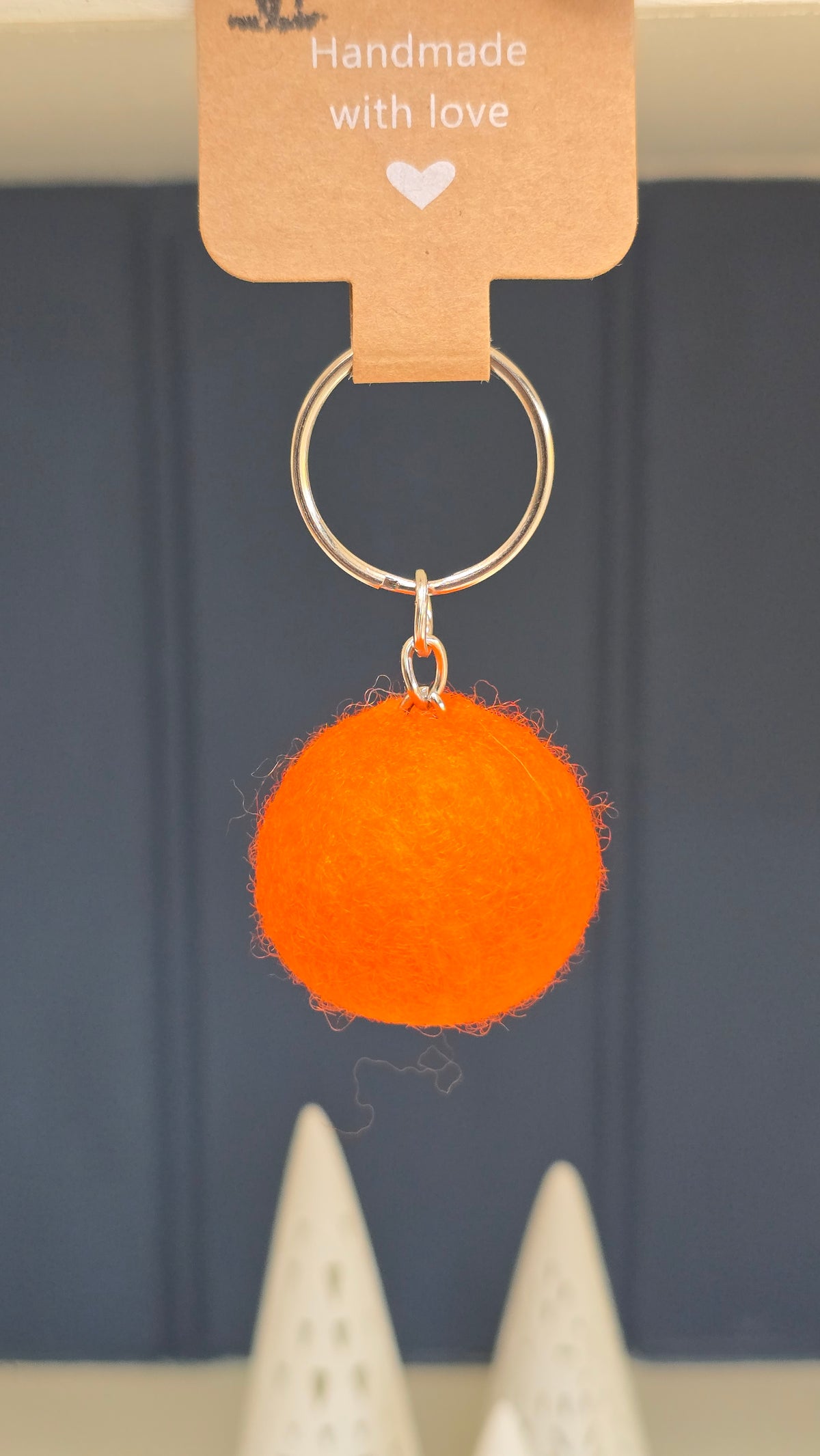 Floof ball keyring