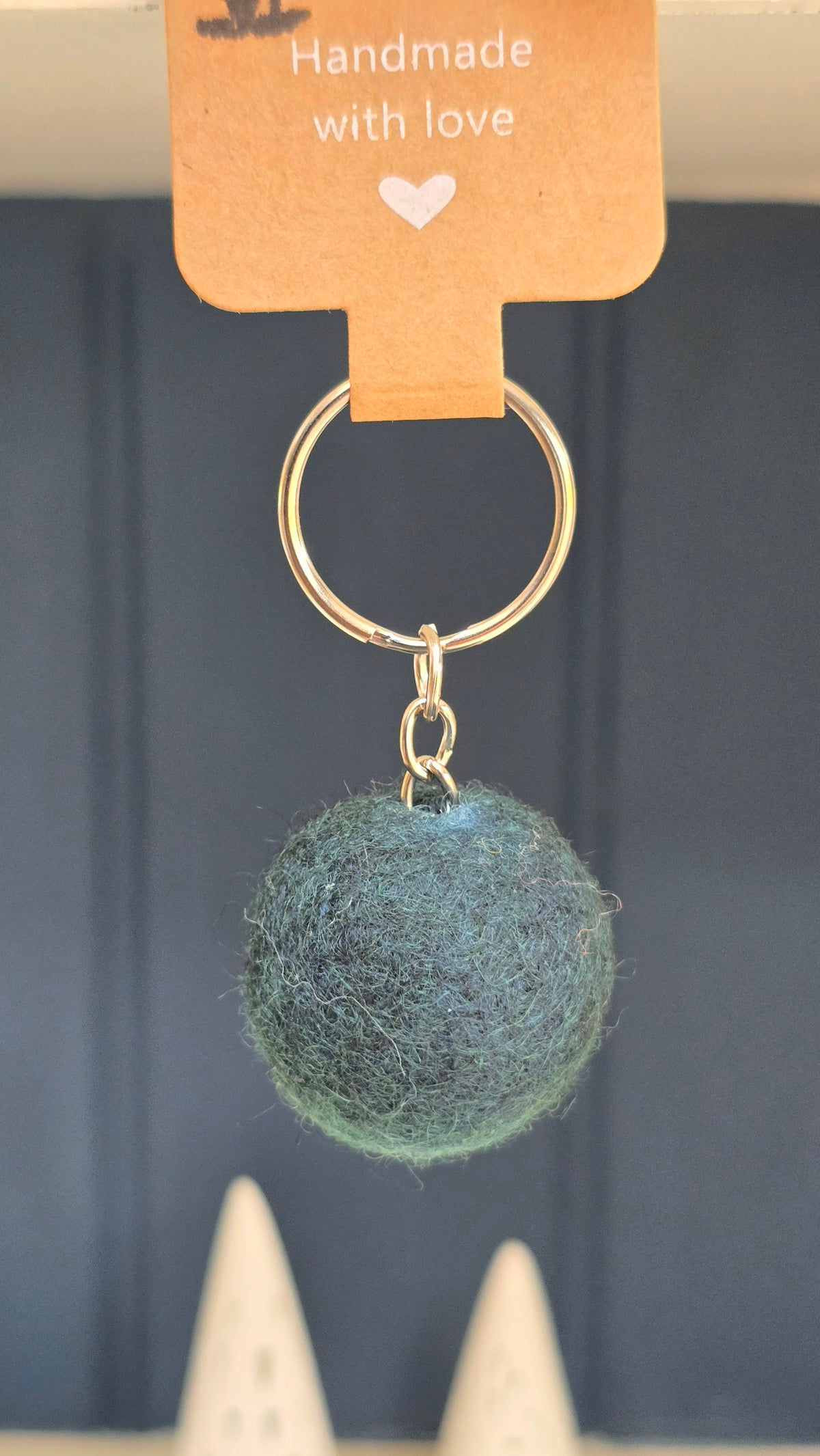 Floof ball keyring