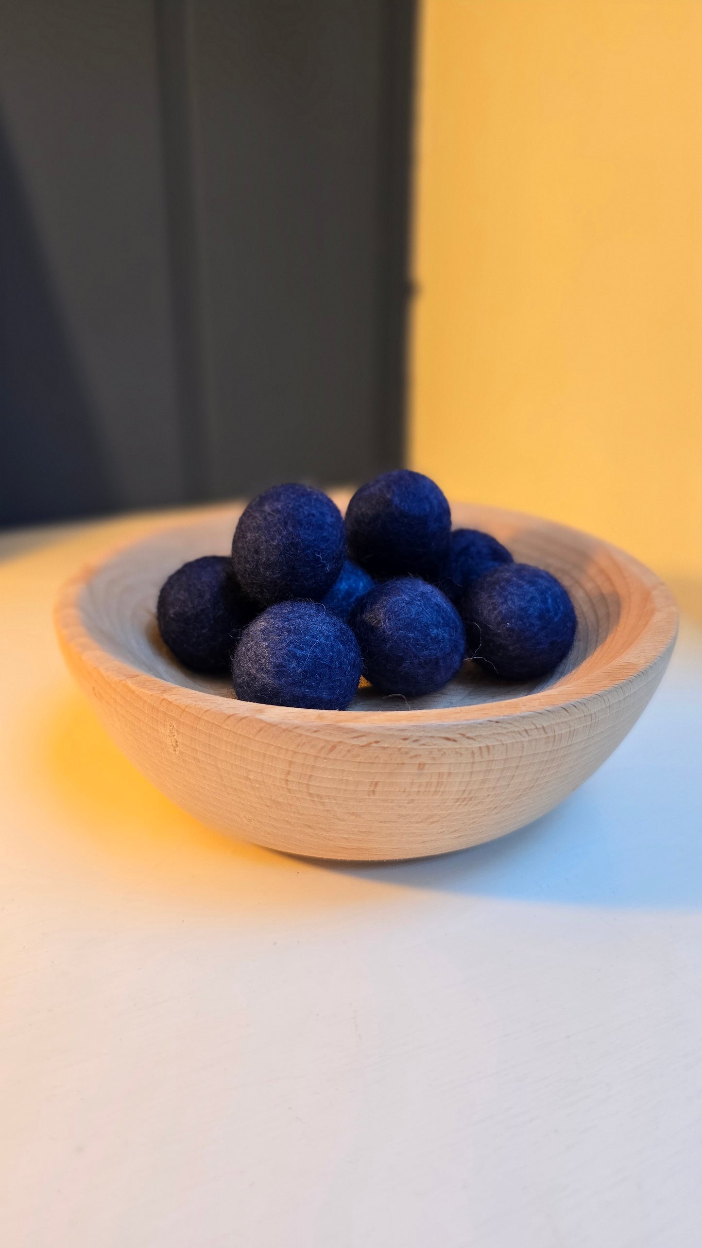 Wet felted balls - 2.5cm