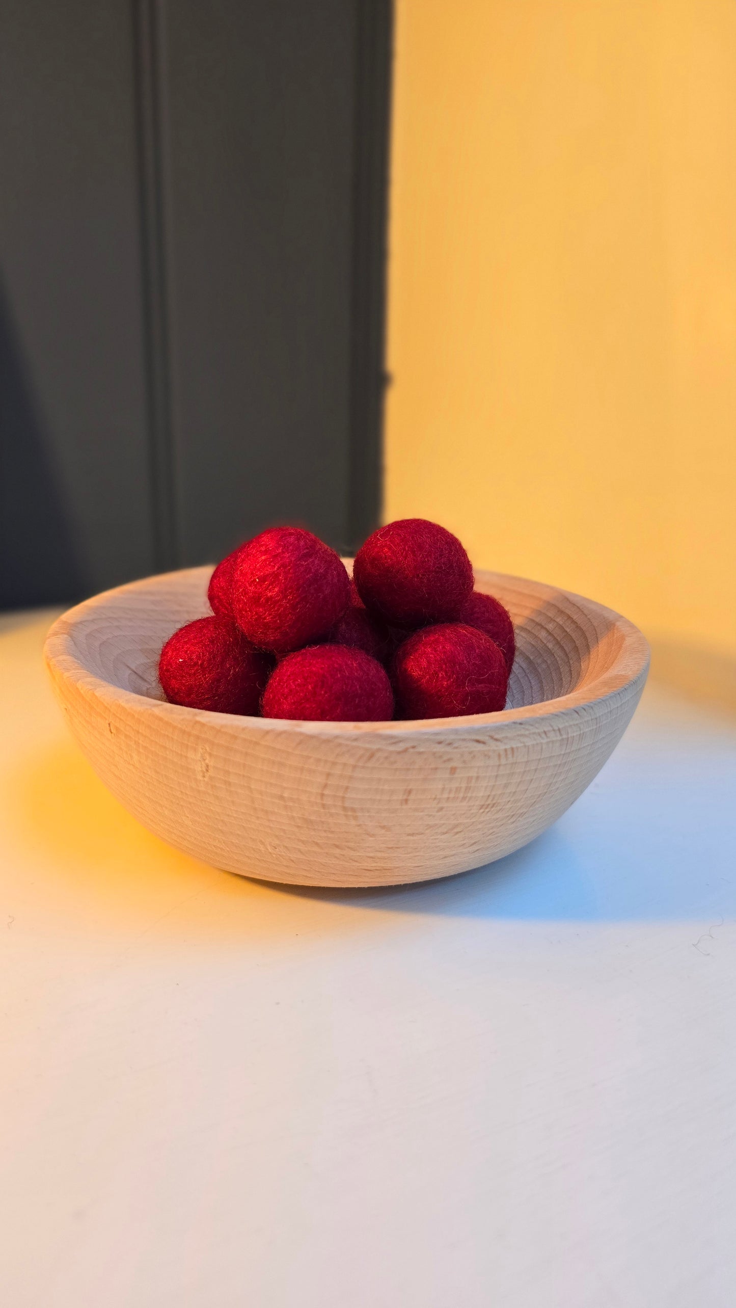 Wet felted balls - 2.5cm