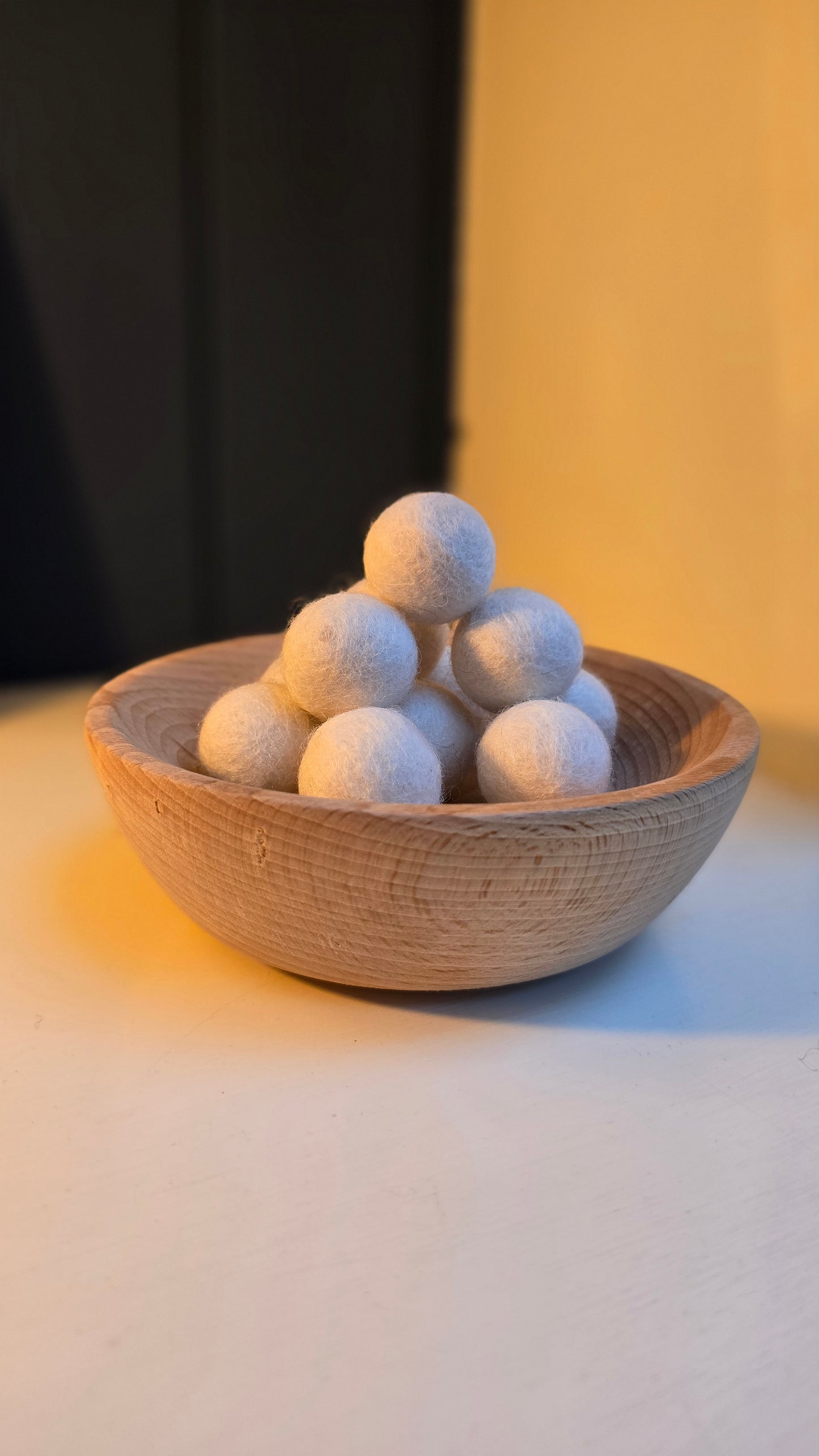 Wet felted balls - 2.5cm