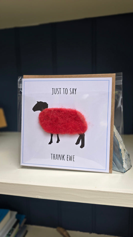 Hand crafted cards - Wool