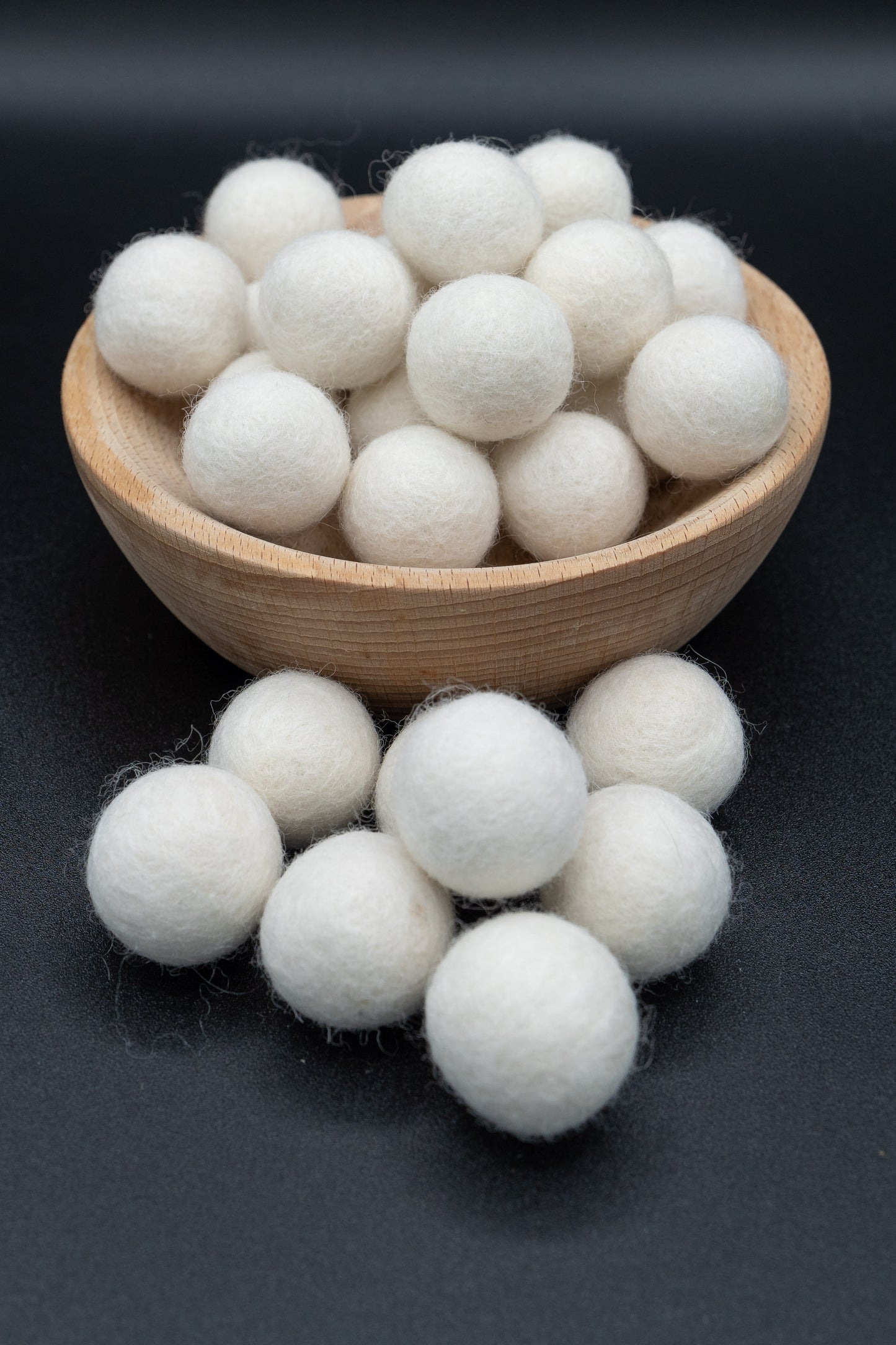 Wet felted balls - 2.5cm