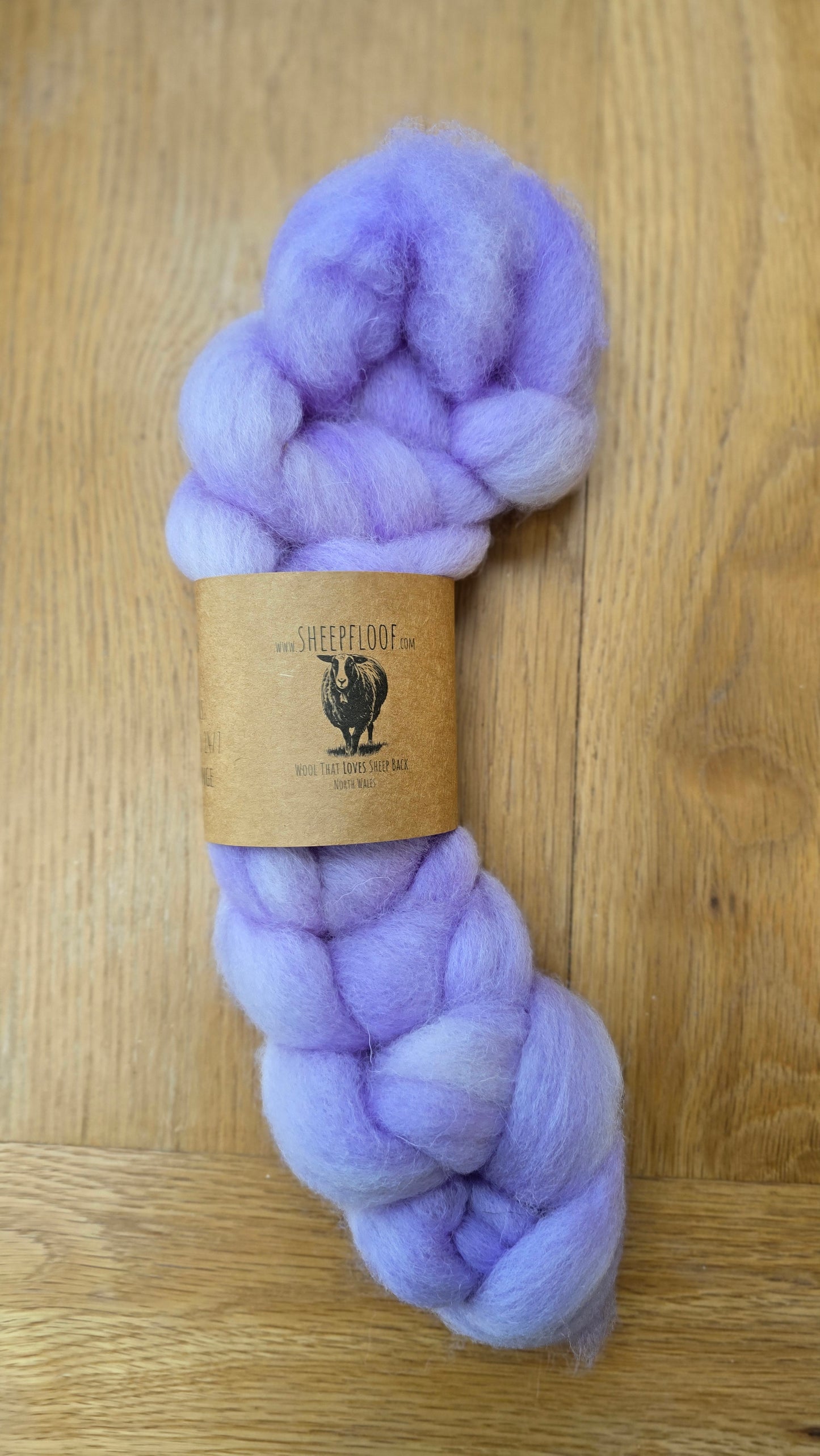 Texel top braids White & Dyed - 50g