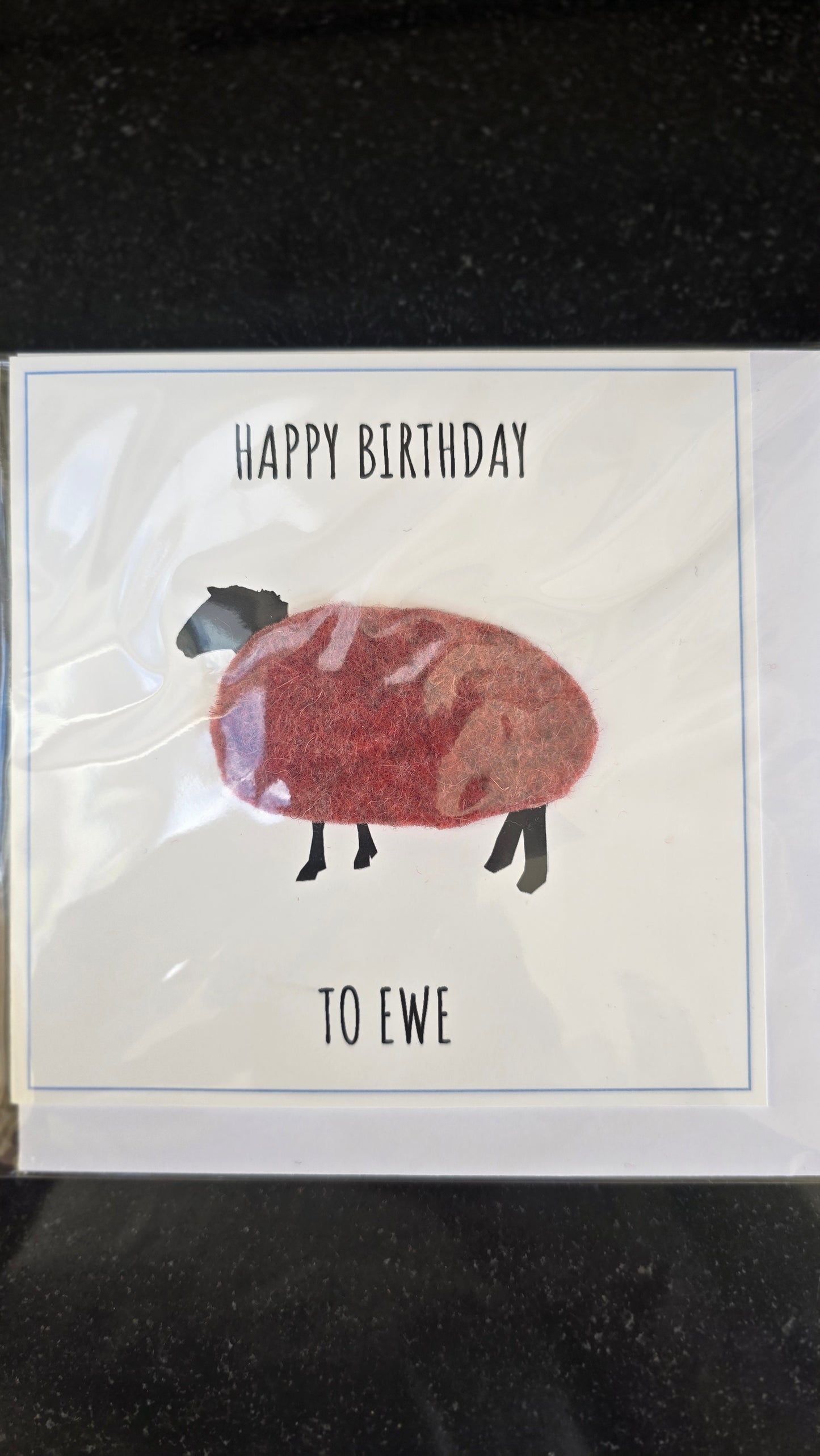 Hand crafted cards - Wool