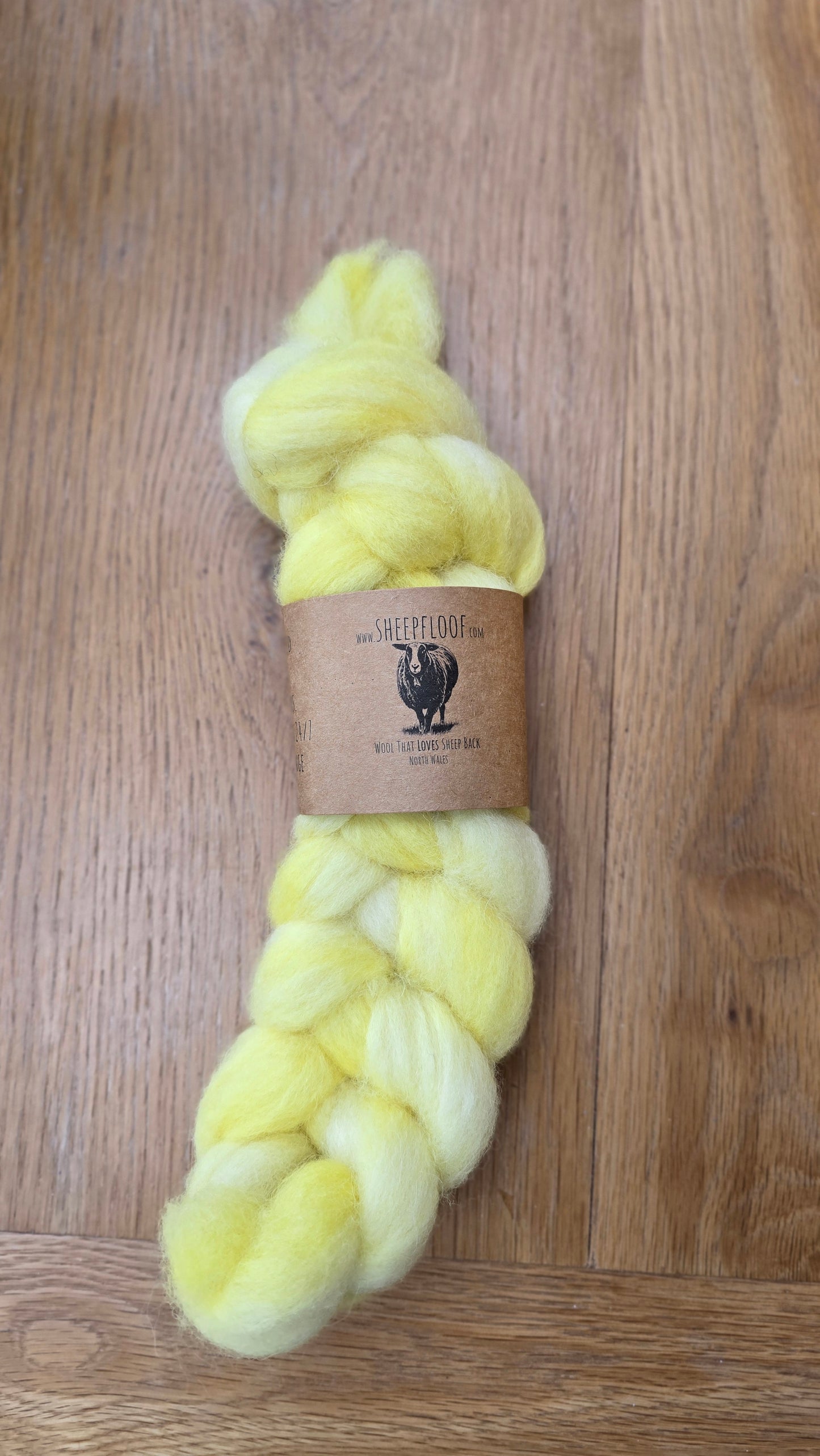 Texel top braids White & Dyed - 50g