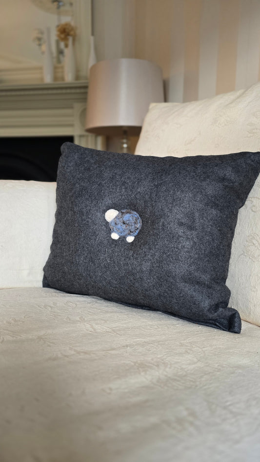 Blue sheep Cushion