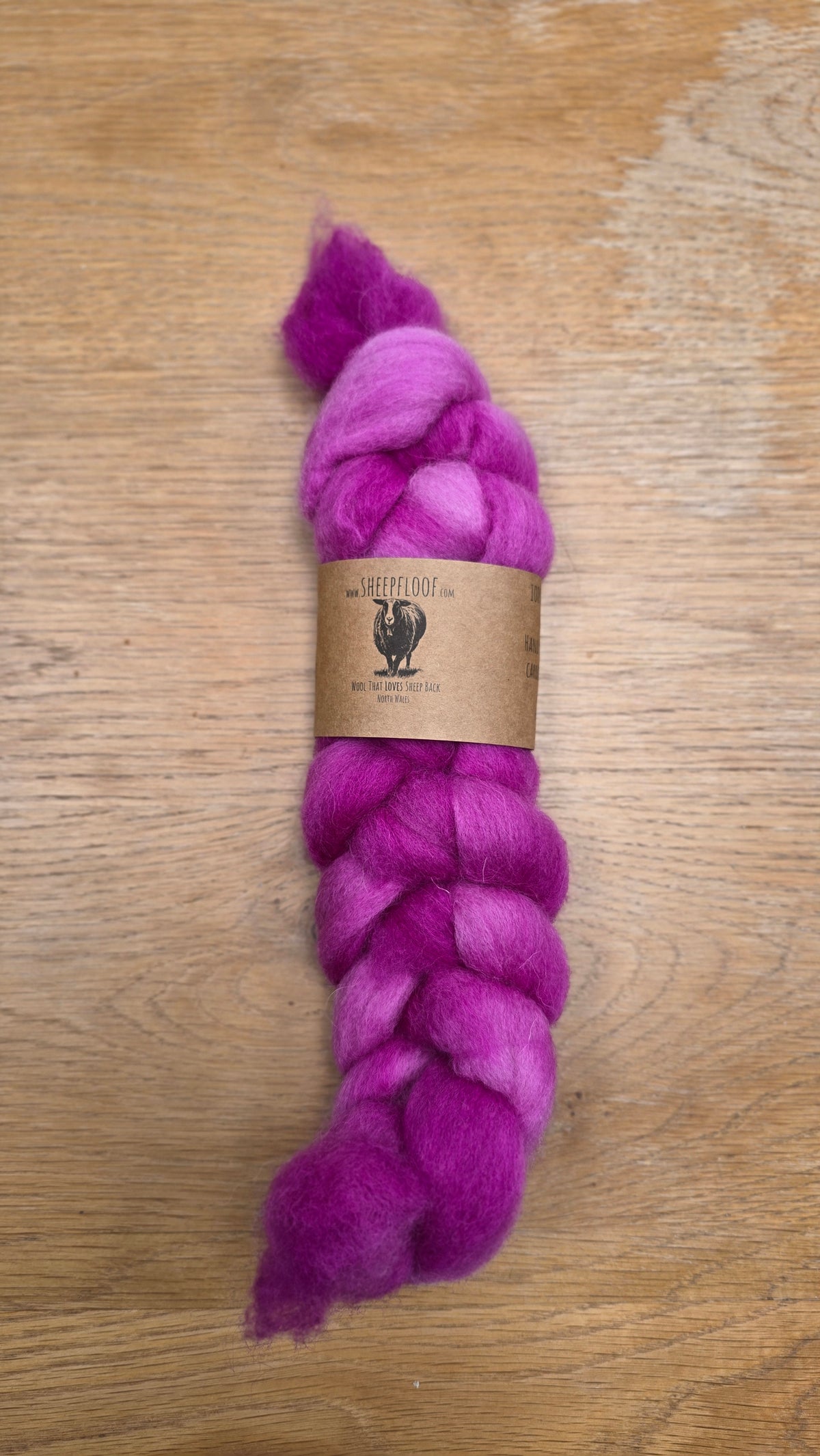 Texel top braids White & Dyed - 50g