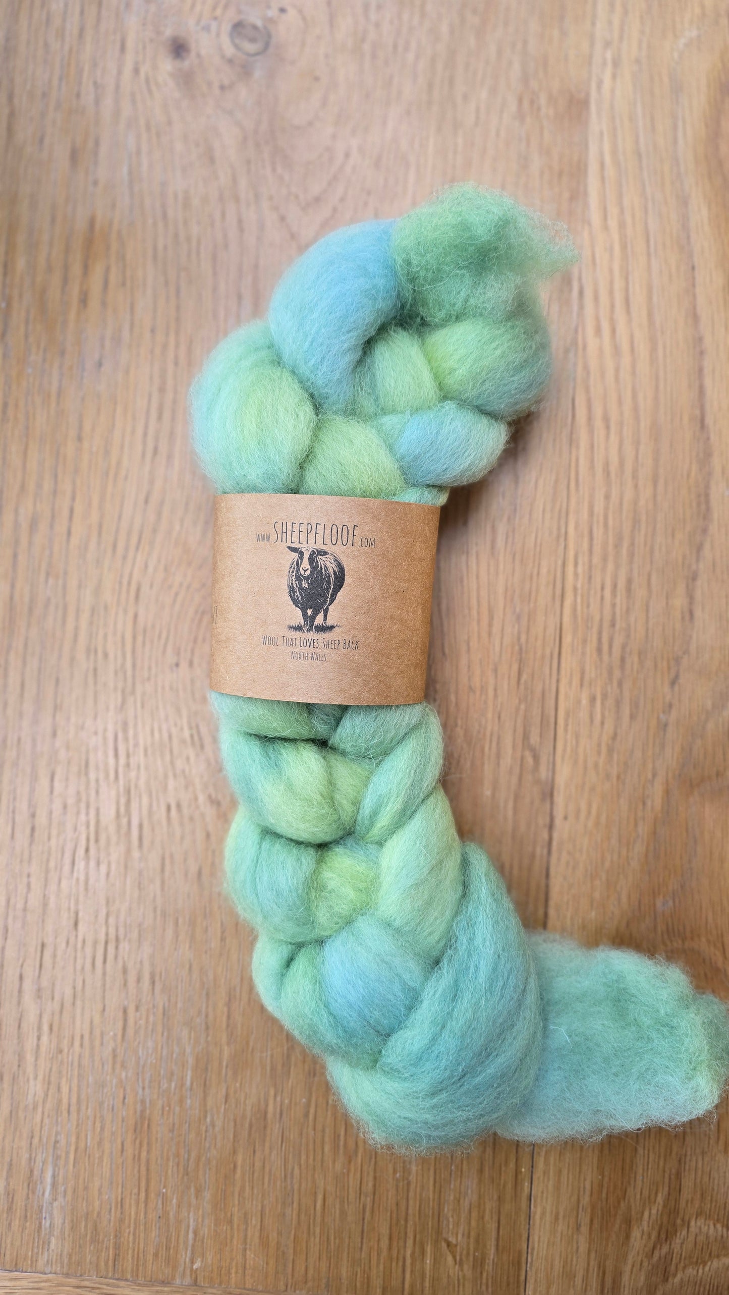 Texel top braids White & Dyed - 50g