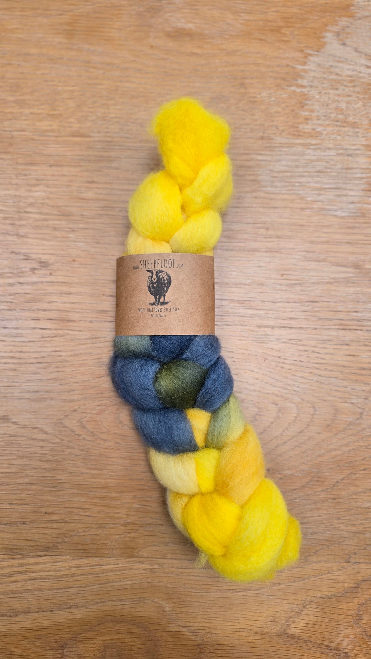 Texel top braids White & Dyed - 50g