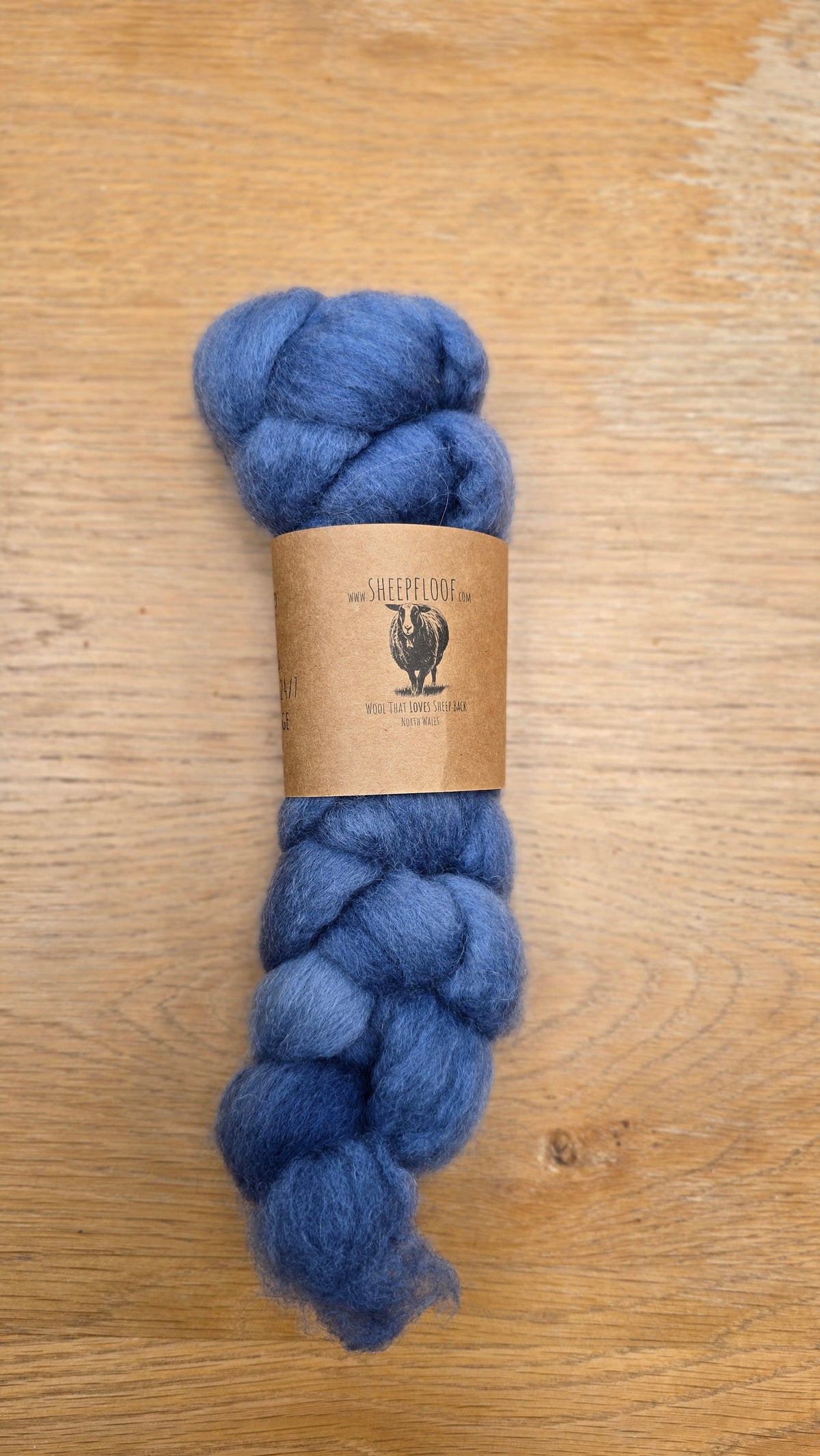 Texel top braids White & Dyed - 50g