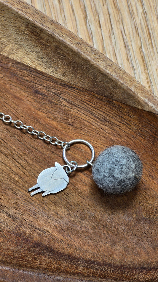 LxS Sheep Floof Charm Bracelet - Sterling Silver