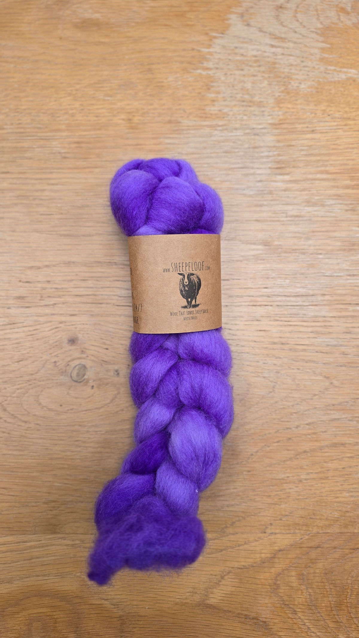 Texel top braids White & Dyed - 50g