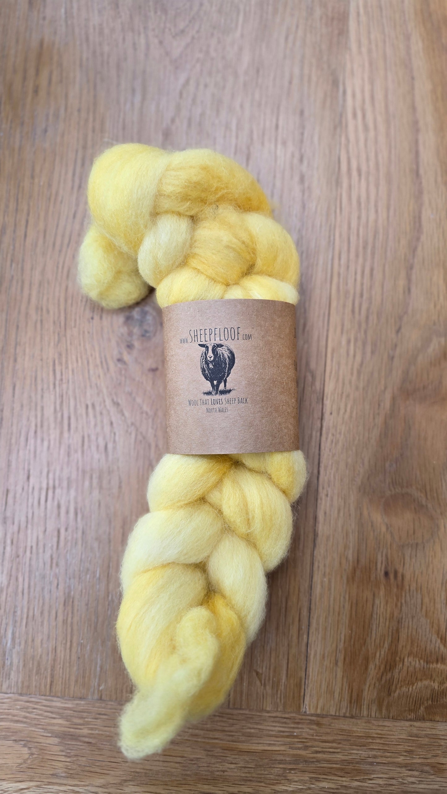 Texel top braids White & Dyed - 50g